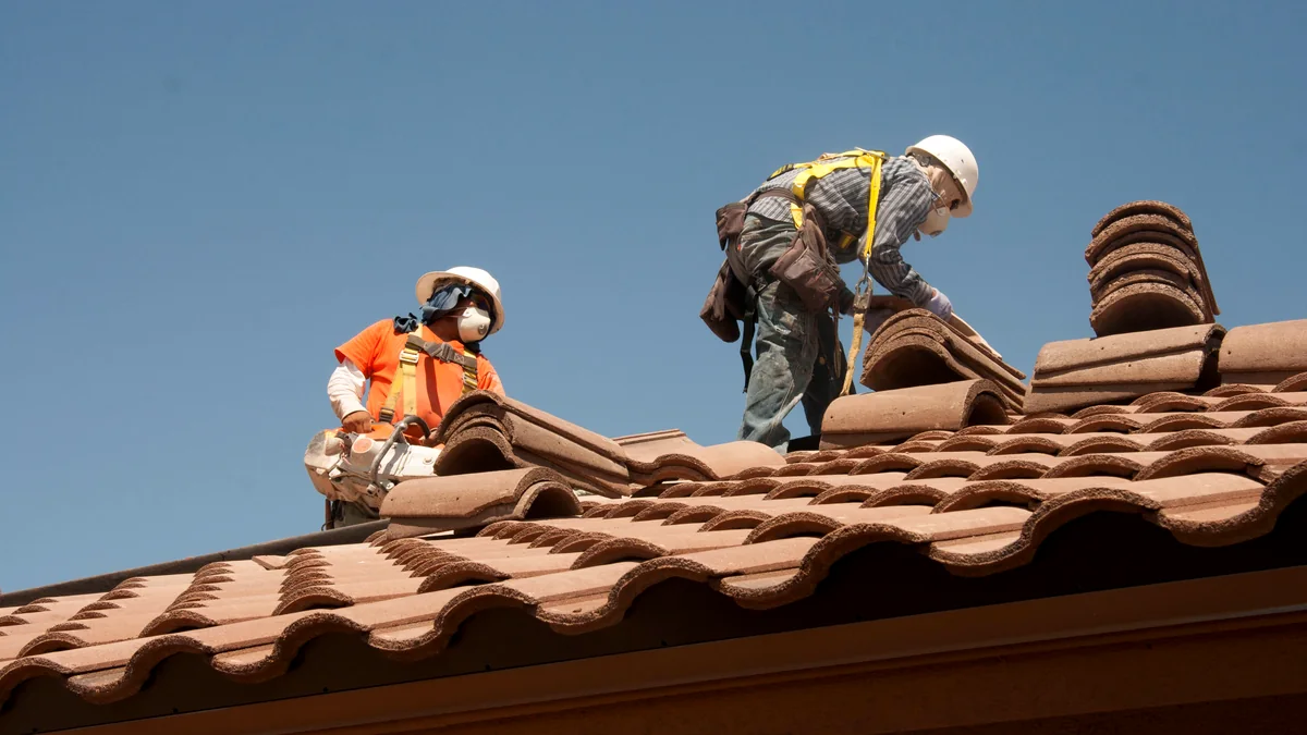 Roof after fictional exterior project
