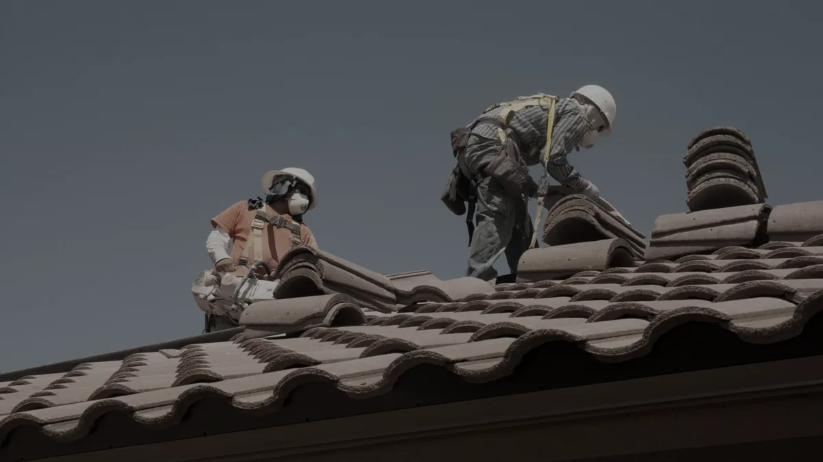 Roof before fictional exterior project
